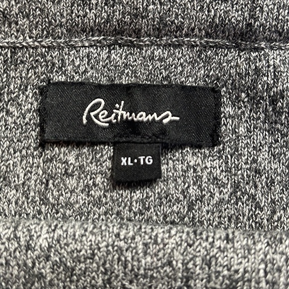 Stretchy midi skirt in heather grey - Picture 4 of 5